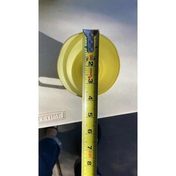 Hazel Atlas mid century Modern stone 4 cups/sausers a Sugar Bowl and Creamer - Picture 8 of 12